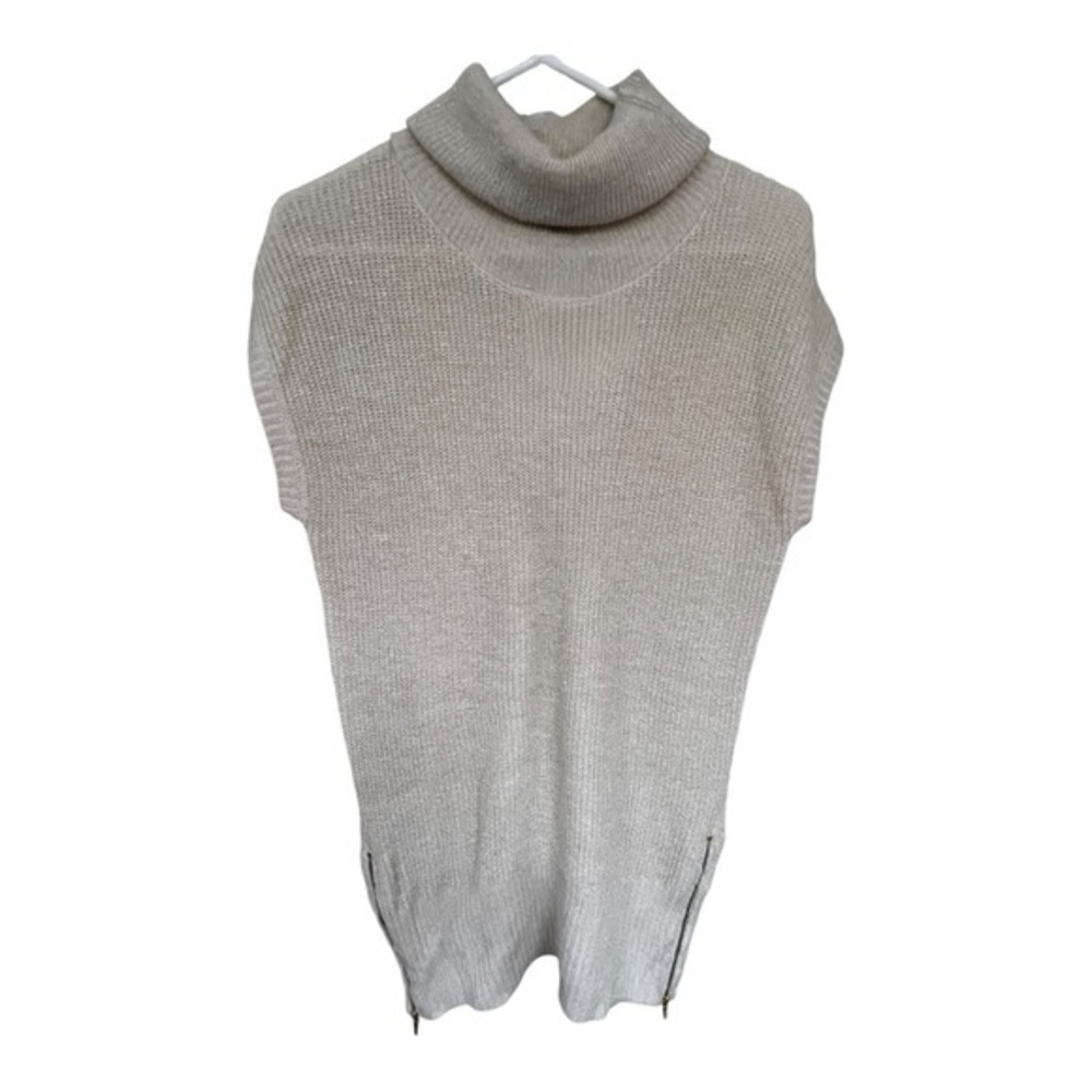 Bebe Women's Cream Turtleneck Sweater